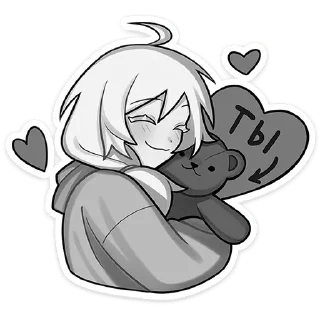 ❤️ emoji Петрова Оля @Nyasticks Telegram sticker 9 of 50
