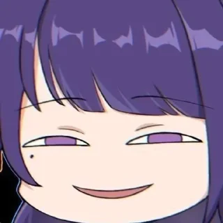 😄 emoji 💜Райден Эи✨ Telegram sticker 17 of 60