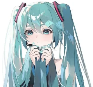 🌟 emoji HatsuneMiku Telegram sticker 11 of 53