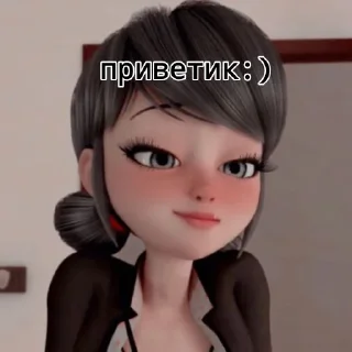 😉 emoji Marinette Telegram sticker 11 of 13