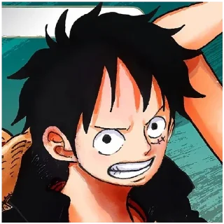 🍔 emoji Luffy by @mkldaaa Telegram sticker 15 of 30