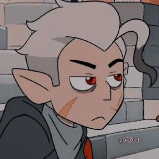 😒 emoji Hunter || The owl house Telegram sticker 10 of 22