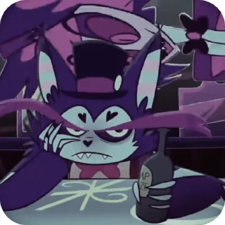 Sticker from БОЛЬШЕ ⇨ @CLOOBHUB ОТЕЛЬ ХАЗБИН HAZBIN HOTEL ТГ TG