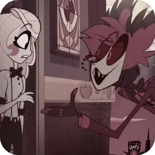 🌟 emoji БОЛЬШЕ ⇨ @CLOOBHUB ОТЕЛЬ ХАЗБИН HAZBIN HOTEL ТГ TG Telegram sticker 12 of 53