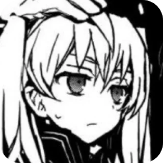 🙁 emoji Seraphim of the end @sticersallfd Telegram sticker 9 of 31
