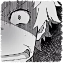 😱 emoji Bungou Stray Dogs Telegram sticker 24 of 80