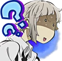 😰 emoji Bungou Stray Dogs Telegram sticker 22 of 80