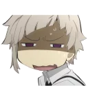 😫 emoji Bungou Stray Dogs Telegram sticker 10 of 49