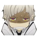 😡 emoji Bungou Stray Dogs Telegram sticker 14 of 49