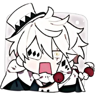 😯 emoji Bsd x Genshin - @sicrime Telegram sticker 15 of 83