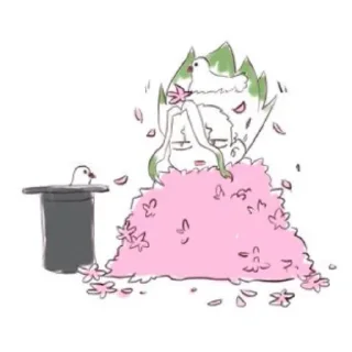 🙄 emoji Senku Ishigami by @stickerhut Telegram sticker 15 of 48