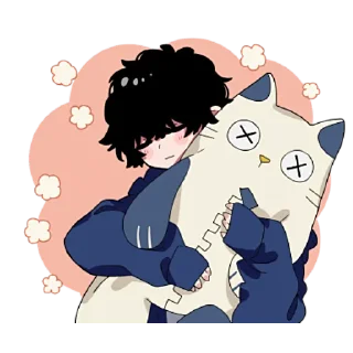 🤗 emoji Тёмный и Светлый Кун 2 @nyasticks Telegram sticker 8 of 41