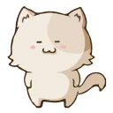 😅 emoji Neko-Chan @IMG2D Telegram sticker 5 of 22