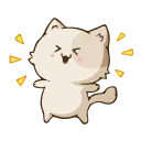 🌟 emoji Neko-Chan @IMG2D Telegram sticker 8 of 22