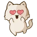 😍 emoji Neko-Chan @IMG2D Telegram sticker 6 of 22