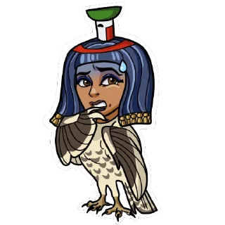 😰 emoji Боги Египта Telegram sticker 6 of 20