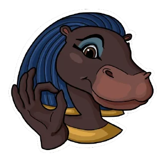 👌 emoji Боги Египта Telegram sticker 14 of 20