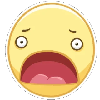 😧 emoji Смайлы [TG] - @MKSCHM Telegram sticker 16 of 32
