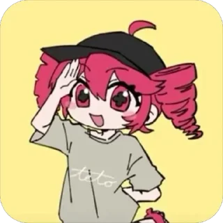 Sticker from Касане Тето