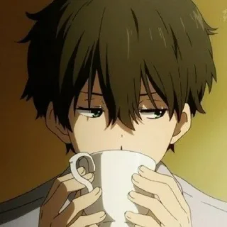 🖤 emoji Oreki Houtarou Telegram sticker 17 of 82