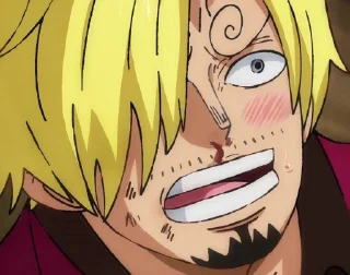 😨 emoji пиздатый санджи @world_onepiece Telegram sticker 22 of 40