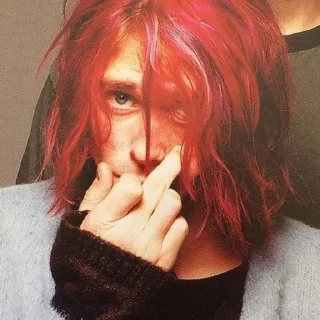 🎸 emoji 🎸Kurt Cobain Supermacy 🎸 Telegram sticker 18 of 56