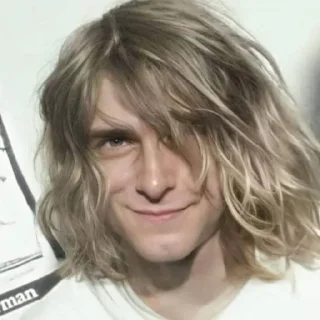 🎸 emoji 🎸Kurt Cobain Supermacy 🎸 Telegram sticker 20 of 56