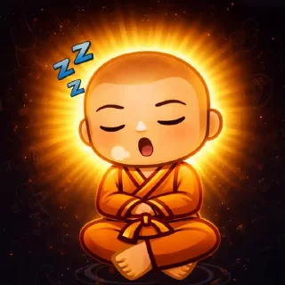 😴 emoji Monk Drema Telegram sticker 14 of 18