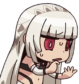 🤔 emoji БОЛЬШЕ ⇨ @CLOOBHUB АНИМЕ СТИКЕРЫ ТГ ANIME STICKERS Telegram sticker 24 of 54