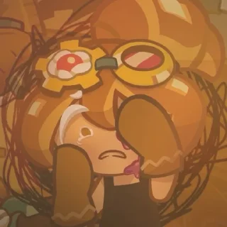 😰 emoji 𓆩𝑐𝑟𝑜𝑖𝑠𝑠𝑎𝑛𝑡 𝑐𝑜𝑜𝑘𝑖𝑒 . .🥐𓆪 - ᴄrᴏʙ Telegram sticker 22 of 40