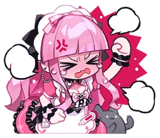 😾 emoji Menhera Moeru Mimin 2.0 @moe_sticker_bot Telegram sticker 11 of 32