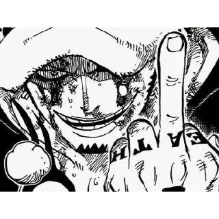 🖕 emoji onepiece Telegram sticker 12 of 83