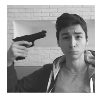 🔫 emoji Брайн Telegram sticker 8 of 41