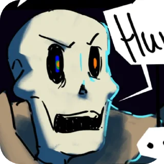 🦴 emoji DUSTBELIEF PAPYRUS Telegram sticker 21 of 44