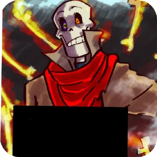 Sticker from DUSTBELIEF PAPYRUS