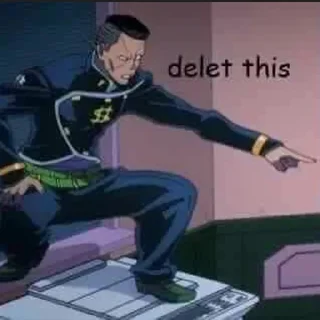 🫵 emoji JoJo Meme 1 @diosstickers Telegram sticker 10 of 120