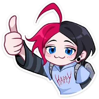 👍 emoji Школьник Чич  :: @stickroom Telegram sticker 24 of 48