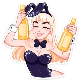 🥂 emoji Каталина Блэк (@TgSticker) Telegram sticker 11 of 48
