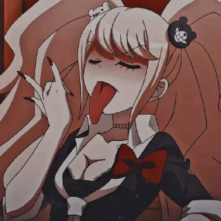 💗 emoji Junko Enoshima<3 Telegram sticker 12 of 51