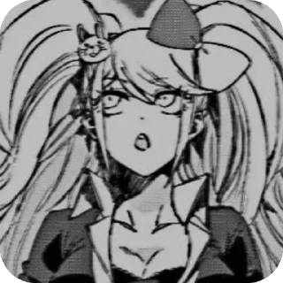 🌟 emoji junko enoshima <3 Telegram sticker 6 of 12