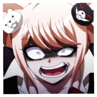 🤬 emoji Junko Enoshima Telegram sticker 16 of 52