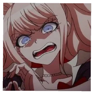 🤮 emoji Junko Enoshima Telegram sticker 17 of 52