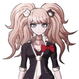 😐 emoji Junko Enoshima :3 Telegram sticker 12 of 39