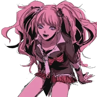 😀 emoji Junko Enoshima :3 Telegram sticker 21 of 39