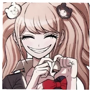 ❤️ emoji Junko Enoshima Telegram sticker 19 of 52