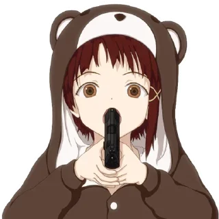 ❤️ emoji Lain Iwakura @anime_stickerr Telegram sticker 11 of 21