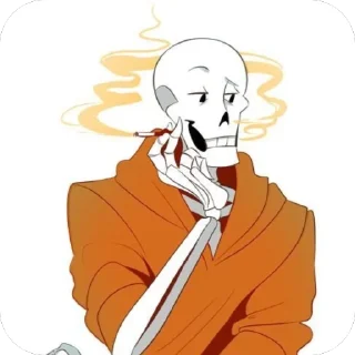Sticker from UnderSwap Papyrus  @UndertaleDeltaruneStickersArts