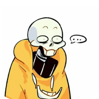 🫣 emoji UnderSwap Papyrus Telegram sticker 7 of 35