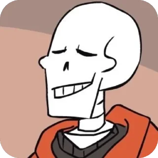 ☁️ emoji UnderSwap Papyrus  @UndertaleDeltaruneStickersArts Telegram sticker 16 of 25