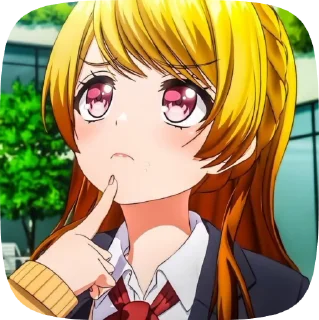🌟 emoji - ʀɪɴᴋᴜ ᴀɪᴍᴏᴛᴏ!୨୧ 𝖽𝟦𝖽𝗃 Telegram sticker 18 of 70